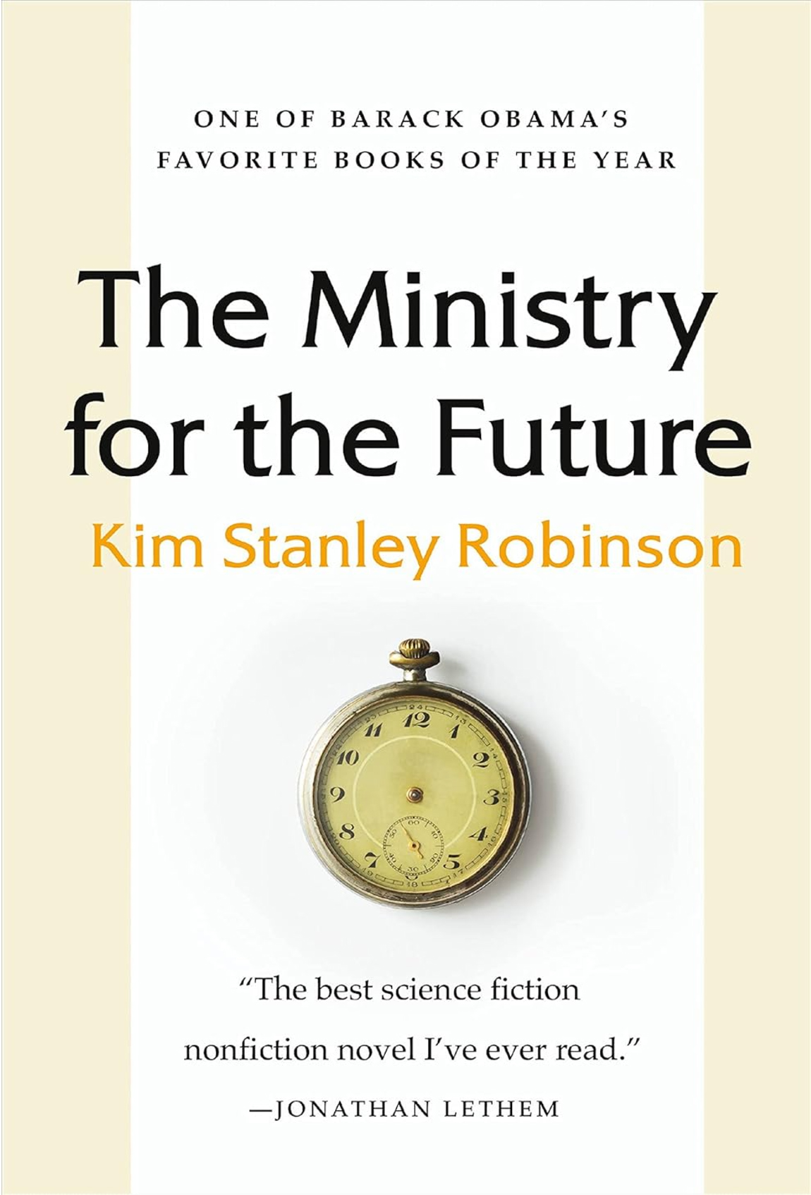 A photo of the cover of the book A Ministry for the Future